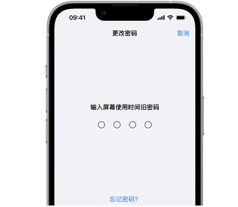 大化iPhone屏幕维修分享iPhone屏幕使用时间密码忘记了怎么办 