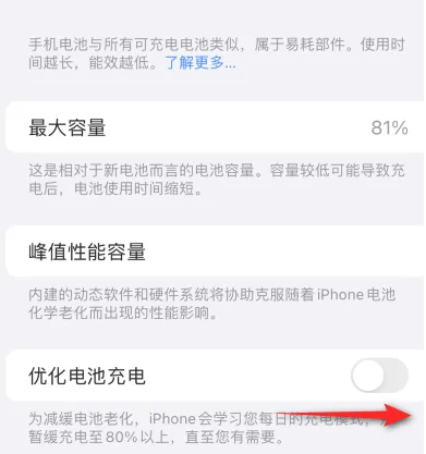 大化苹果15维修分享iPhone15充电到80%就充不进电了怎么办 