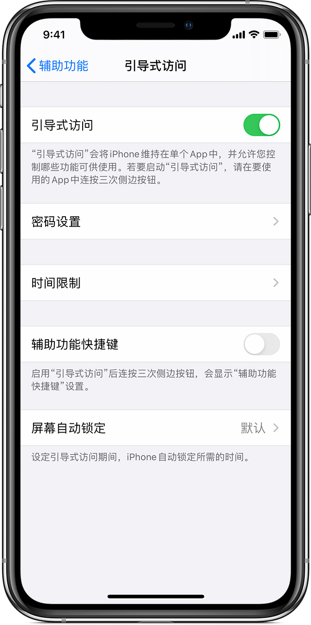 大化苹果手机维修分享如何在 iPhone 上退出引导式访问 