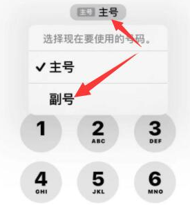 大化苹果14维修店分享iPhone 14 Pro Max使用副卡打电话的方法 